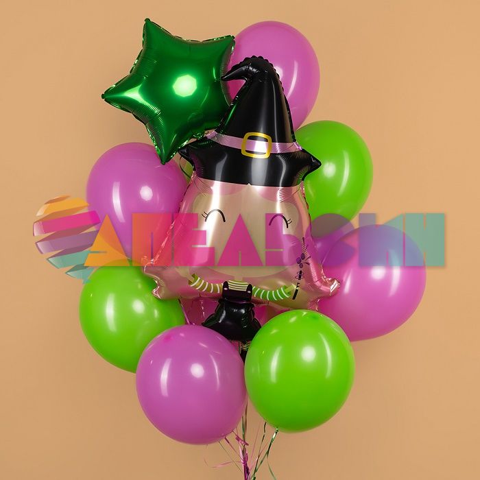 Шар фигура Ведьмочка FL40"/102см (Китай) 24708