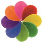 Шар металлик Ассорти S05"/13см Assorted 100шт/уп (Колумбия) 205500-бр 208077