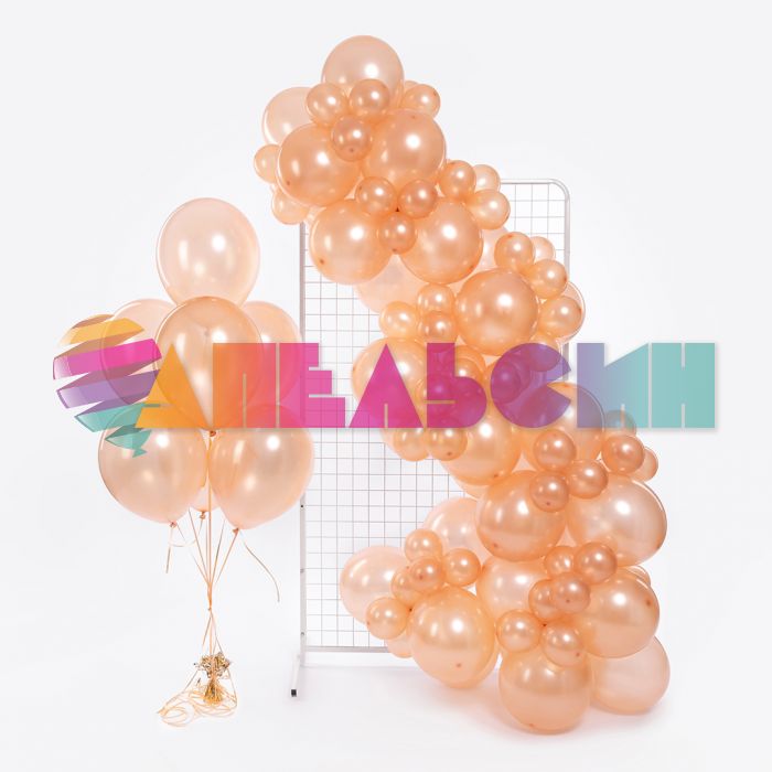 Шар металлик Персиковый 512/12"/30см (M27) Peach 100шт/уп (Китай) 512-12M27