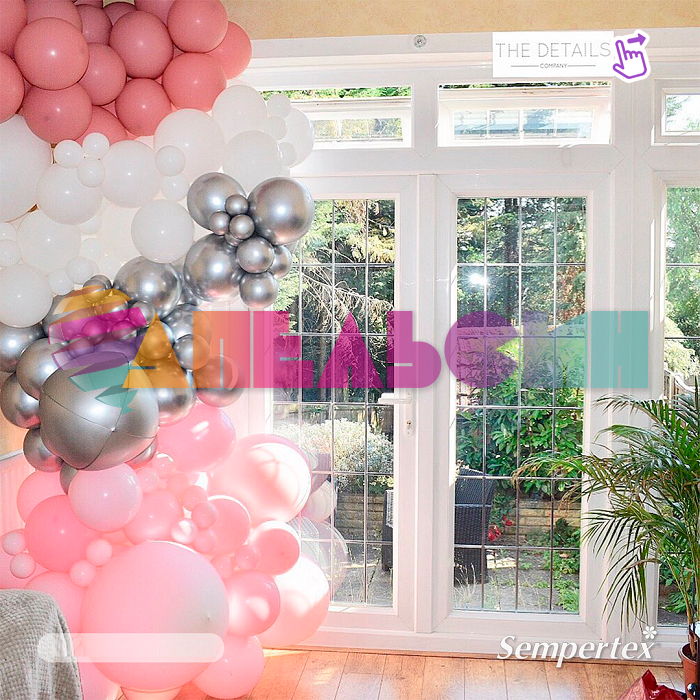 Шар пастель Розовый S24"/60см (009) Bubble Gum Pink 3шт/уп (Колумбия) 151571