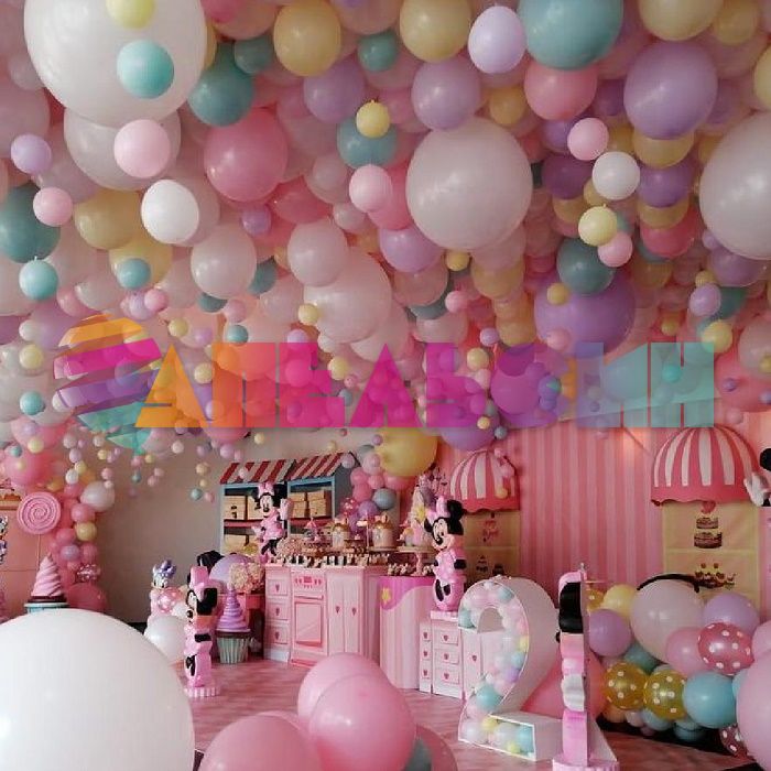 Шар пастель Розовый S24"/60см (009) Bubble Gum Pink 3шт/уп (Колумбия) 151571