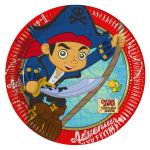 Тарелка Капитан Джейк/ Captain Jake and the Never Land Pirates 20см 8шт/уп картон 86236