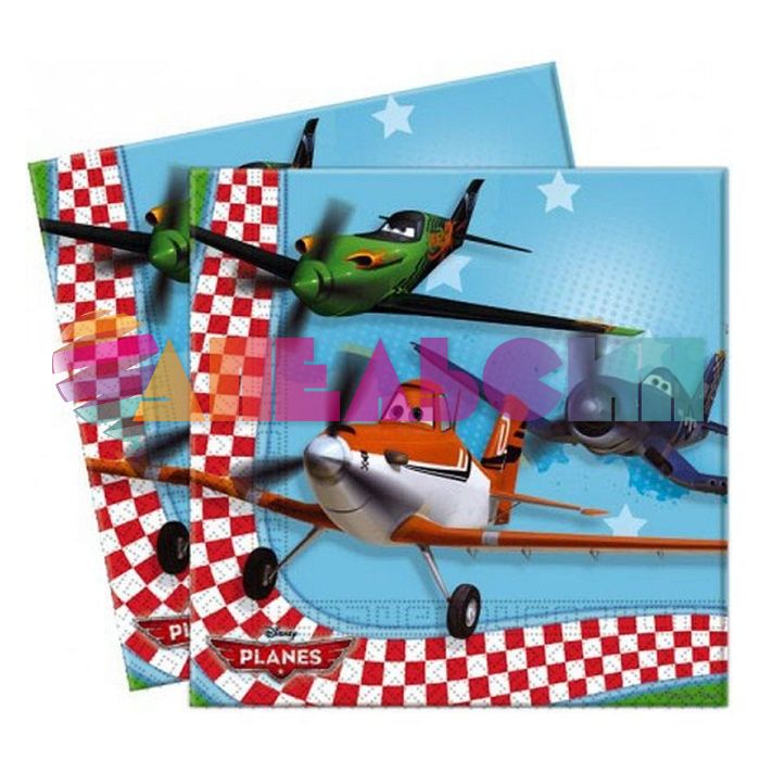 Салфетка Самолеты Disney 33см 20шт/уп 1502-1220-СТОК