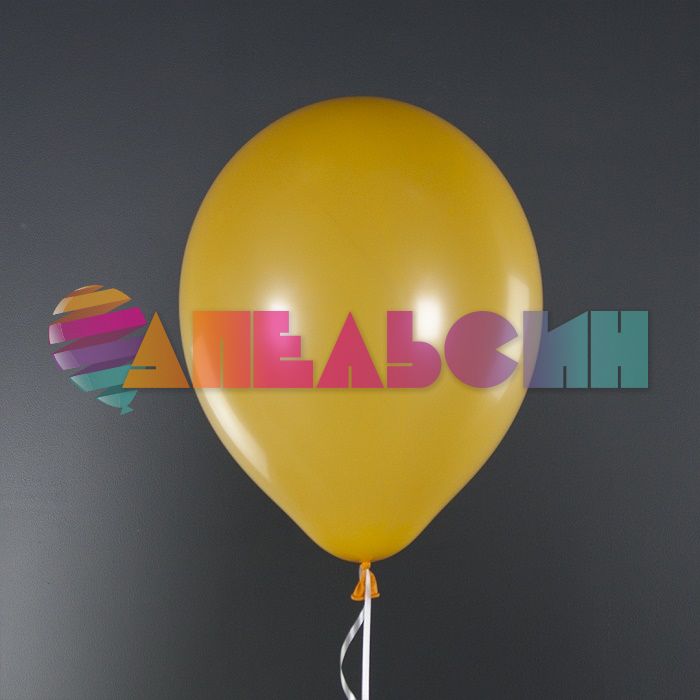 Шар пастель Желтый 512/10"/25см (S10) Mango лимонный 100шт/уп (Китай) 512-10S10