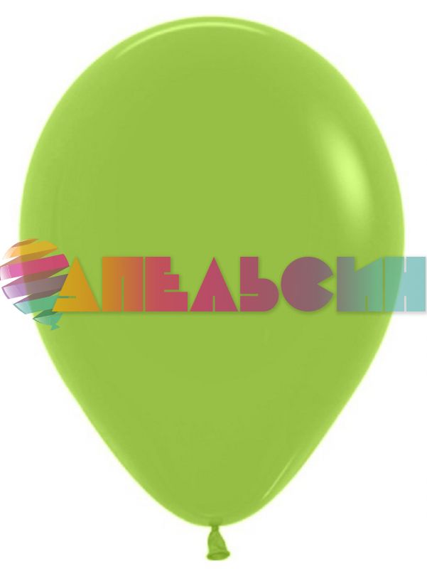 Шар пастель Зеленый S05"/13см (031) Lime лайм 100шт/уп (Колумбия) 202679 105031-бр