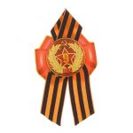 Брошь Георгиевская лента 9 Мая Венок 60.018