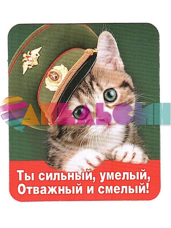 Магнит Ты сильный, умелый.. 6х7см 51.15.210