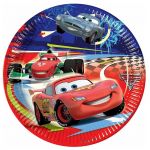 Тарелка Тачки 2/ Cars 2 23см 8шт/уп картон 1502-1541