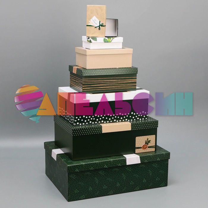 Коробка Эко стиль 14х8,4х4,5см 9490404-14