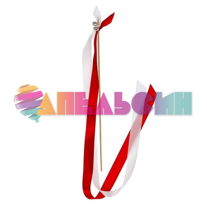 Фест с бубенчиками Красные ленты 3шт/уп 1476895