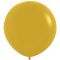 Шар пастель Желтый S24"/60см (023) Mustard Горчичный 3шт/уп (Колумбия) 177526