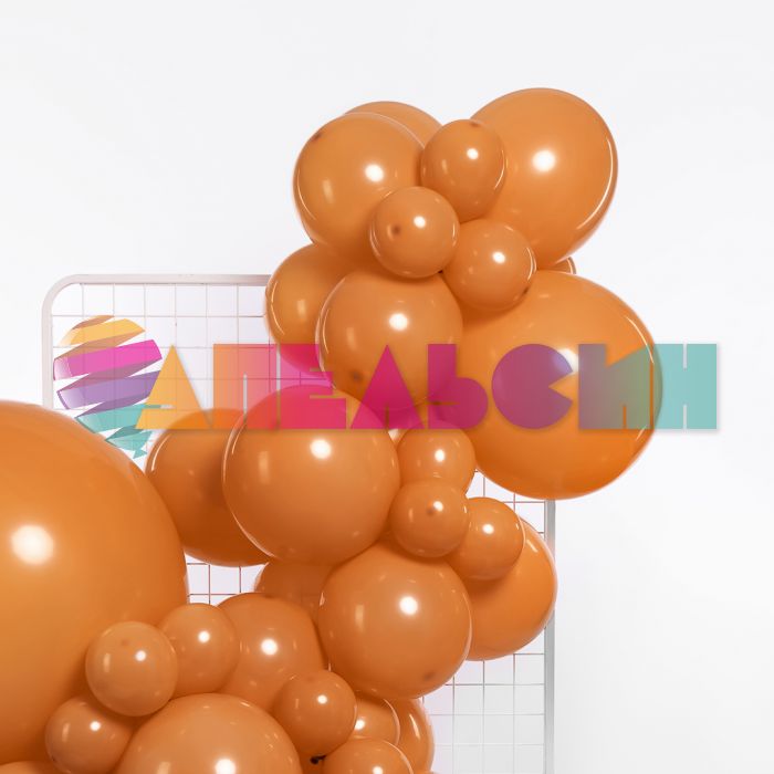 Шар пастель Коричневый 512/18"/46см (S84) Caramel карамель 10шт/уп (Китай) ретро 512-18S84