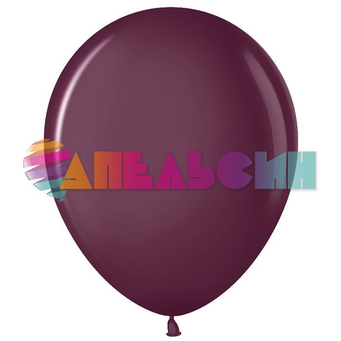Шар пастель Красный VV05"/13см (441) Burgundy 100шт/уп (Малайзия) пастель 711077