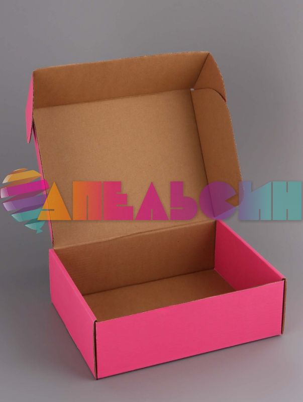 Коробка Розовый 21х27х9см складная 10929364