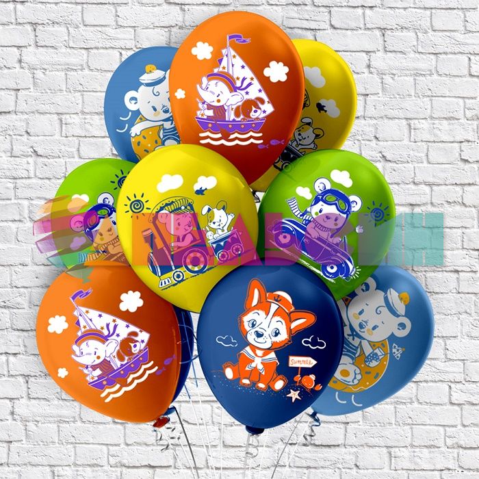 Шар латекс Шарики для мальчика 12"/30см 100шт/уп (Таиланд) Ч44340