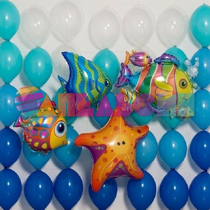 Шар ЛОЛ пастель Синий 12"/30см 100шт/уп (Колумбия) 512041
