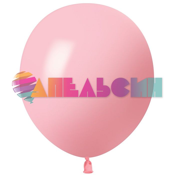 Шар пастель Розовый 512/12"/30см (S48) Pink cветлый 100шт/уп (Китай) 512-12S48