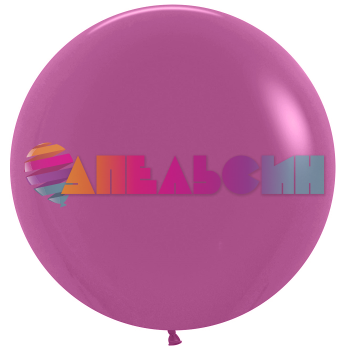 Шар пастель Розовый S24"/76см (056) Purple Orchid Пурпурная орхидея 3шт/уп (Колумбия) 396217