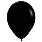 Шар пастель Черный S12"/30см (080) Black 100шт/уп (Колумбия) 112080