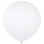 Шар пастель Белый Е36"/91см White (Китай) 1102-2472