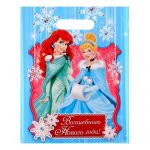 Пакет Принцессы Disney Волшебного НГ 23х30см полиэтилен 1221199