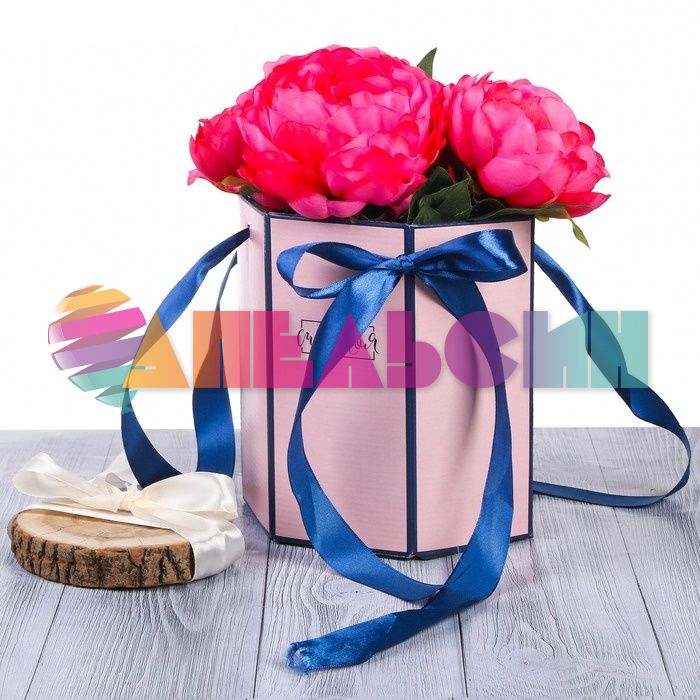 Коробка Счастья 16х24см для цветов 2891323