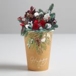 Стакан для цветов HNY Хлопок 6шт/уп 5288918