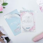 Приглашение на свадьбу С конвертом Нежность 10х15см 5352735