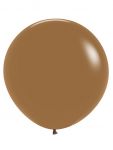 Шар пастель Коричневый S24"/61см (070) Mocha мокко 3шт/уп (Колумбия) 418551