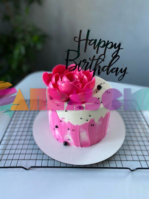 Топпер HB Черный 15х17см акрил 4150217