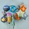 Шар звезда Оранжевый AG19"/48см папайя (Россия) 225149
