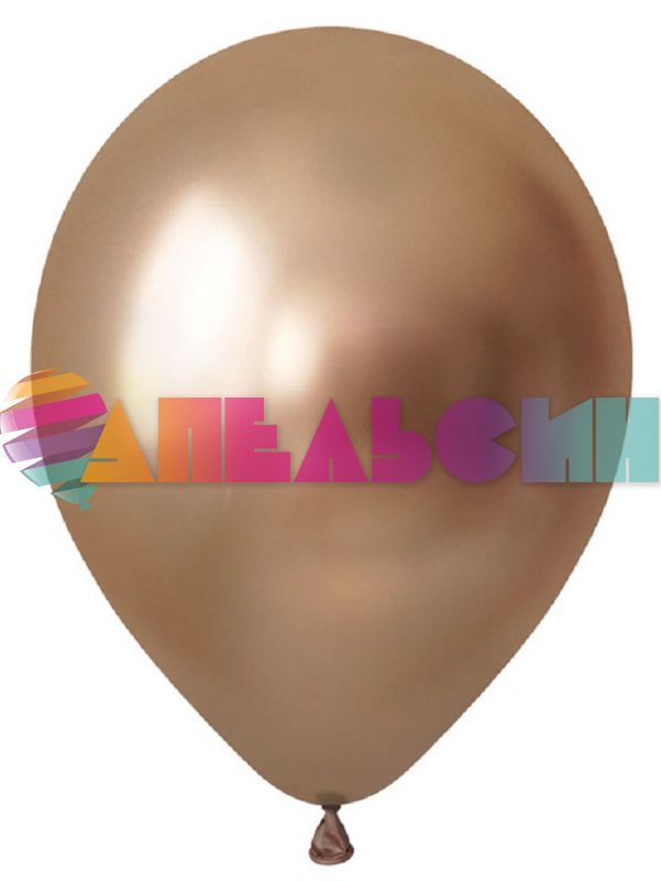 Шар хром Золото DL12"/30см (502) Gold 50шт/уп (Вьетнам) 312502