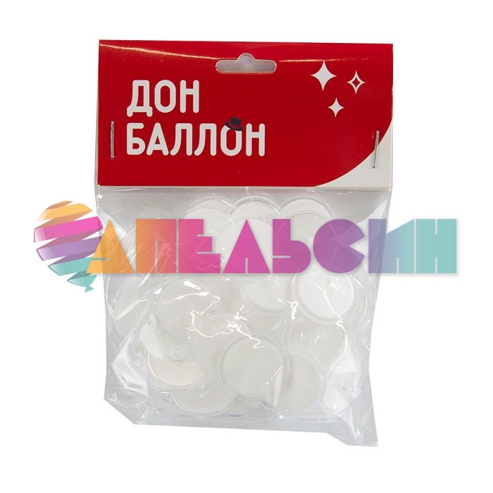 Крючок для монтажа Прозрачный 2см 50шт/уп самоклеящийся 6231583