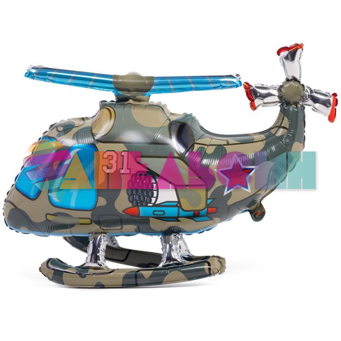 Шар ХОД Вертолет Е33"/83см (Китай) воздух 1208-0734