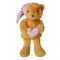 Игрушка Мишка в колпачке с сердцем 30см стоя 28364