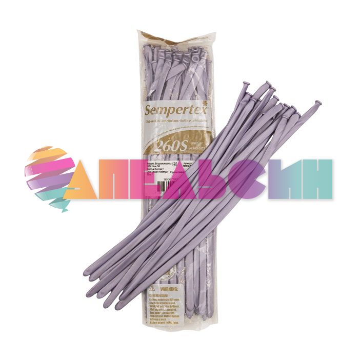 Шар ШДМ шелк Сиреневый S260 (850) Light Amethyst светлый аметист 50шт/уп (Колумбия) 260850-бр 409566
