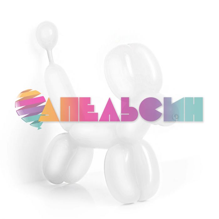 Шар ШДМ пастель Белый S260 (005) White 100шт/уп (Колумбия) 260005-бр 800271