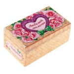 Шкатулка Любимой мамочке 5х7х12см дерево 123461