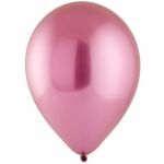 Шар хром Розовый Э12"/30см (853) Flamingo 50шт/уп (Малайзия) 1102-1846