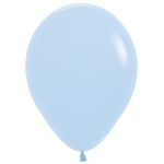 Шар пастель Голубой S12"/30см (640) Blue 12шт/уп (Колумбия) макарунс 155265