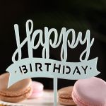 Топпер HB Баннер голубой 11х17см пластик 7003926