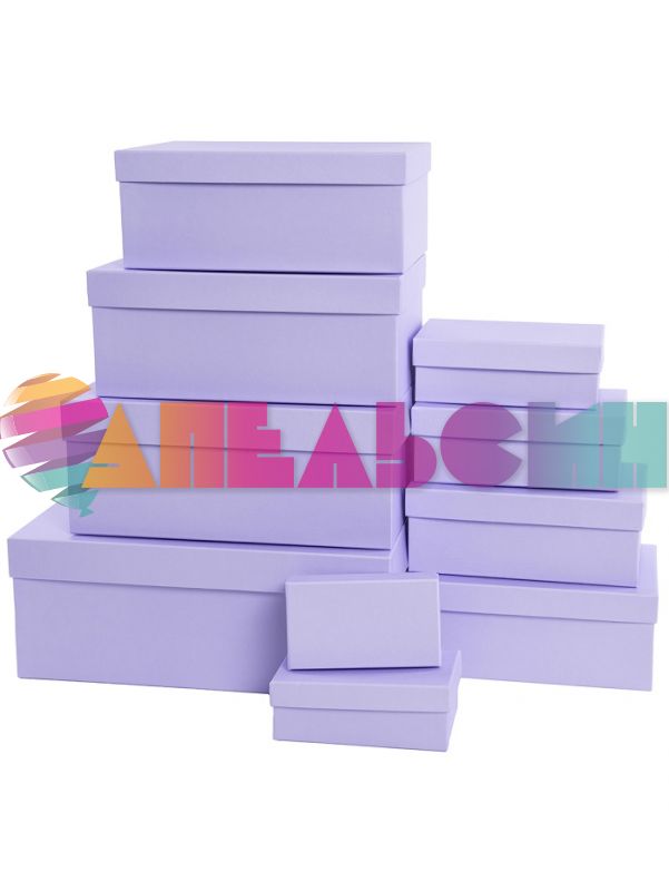 Коробка Сиреневый 17,5х26х11см 2050654-3