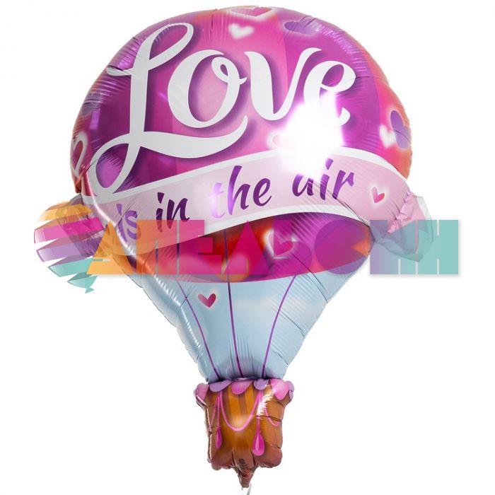 Шар фигура Воздушный шар LOVE is in the air Q42"/107см (США) 1207-3887