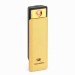 Зажигалка Пантераа золото с фонариком 2,5х7,5см электро USB 9246373