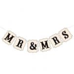 Гирлянда Mr&Mrs 105см картон 1313078