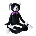 Игрушка Кот обнимашка черный 90см стоя 28265