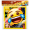 Салфетка Смайл Emoji 33см 12шт/уп 6014916-СТОК