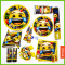 Салфетка Смайл Emoji 33см 12шт/уп 6014916-СТОК