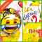 Салфетка Смайл Emoji 33см 12шт/уп 6014916-СТОК