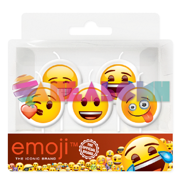 Салфетка Смайл Emoji 33см 12шт/уп 6014916-СТОК